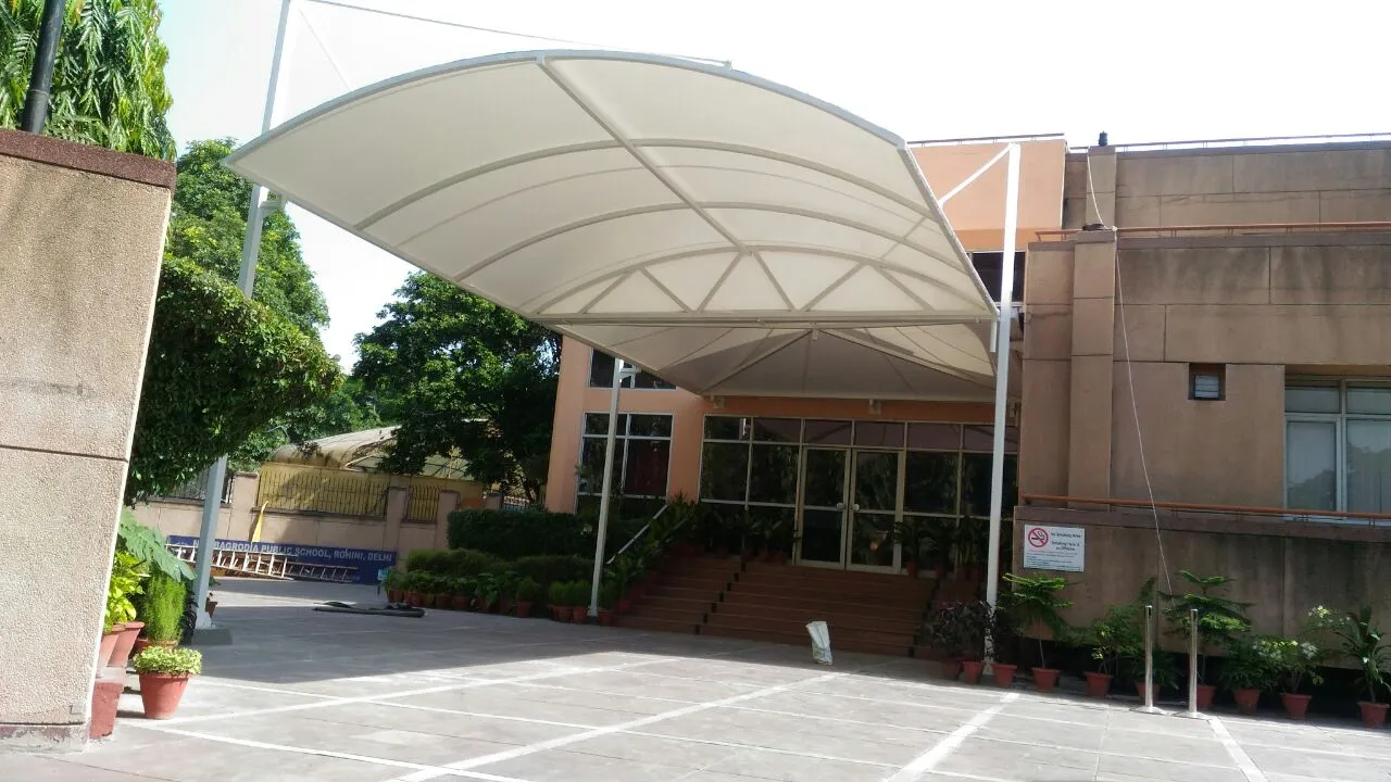 Tensile Porch Structure