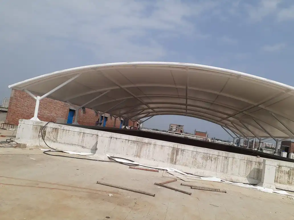 Tensile Roof Shed