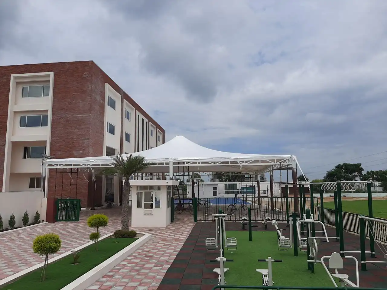 Tensile Playground Covering